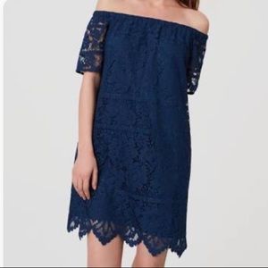 LOFT off the shoulder dress 💙